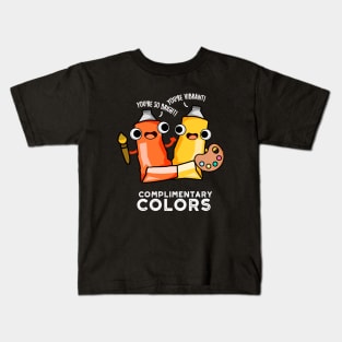 Complimentary Colors Cute Paint Pun Kids T-Shirt